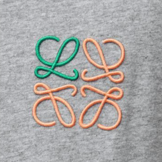 LOEWE アナグラム. Tシャツ グレー