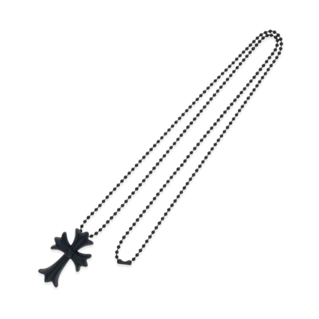 CHROME HEARTS シリコンネックレス ブラック