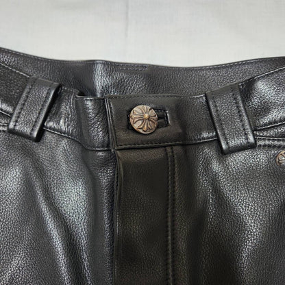 CHROME HEARTS フレアレザーパンツ 29