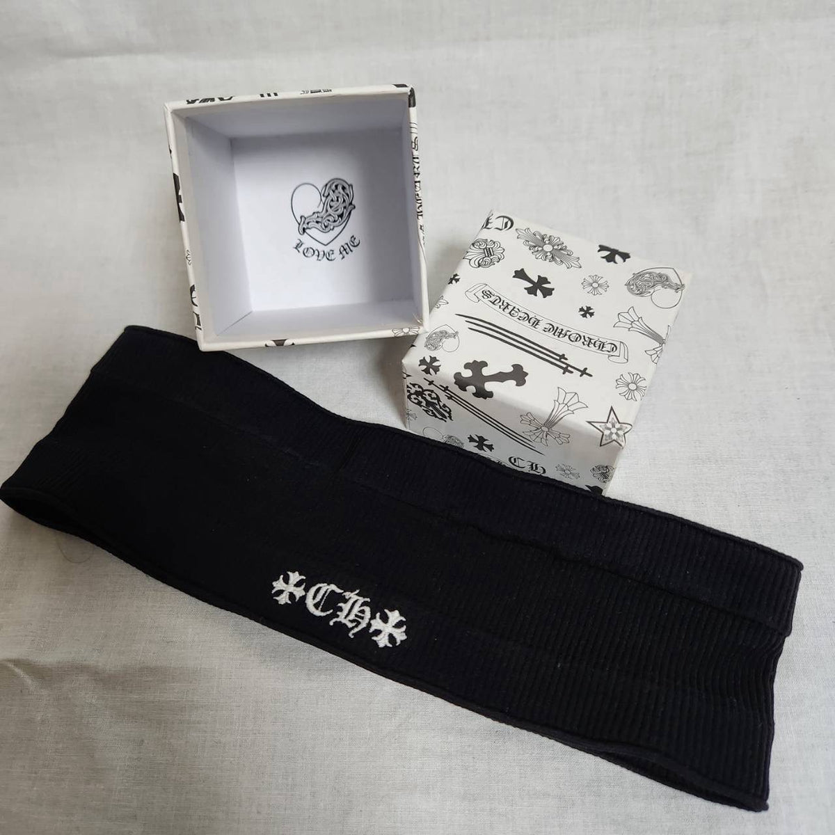 CHROME HEARTS CHロゴヘアバンド