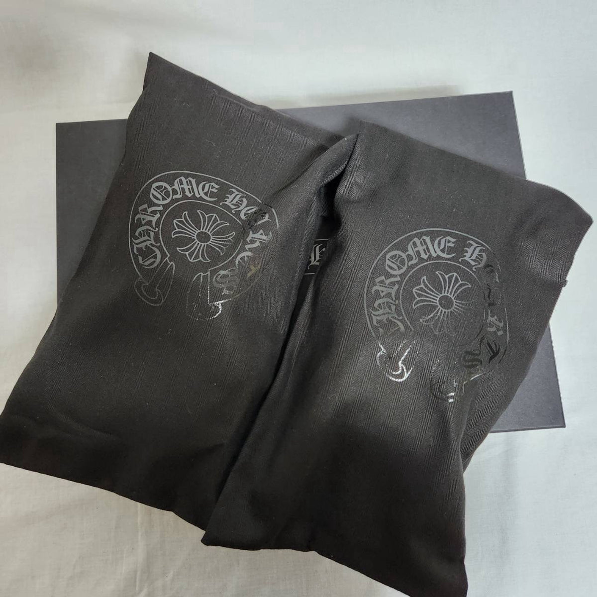 CHROME HEARTS レザーパッチサンダル 39サイズ（25.5cm相当）