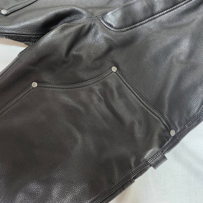 CHROME HEARTS フレアレザーパンツ 29