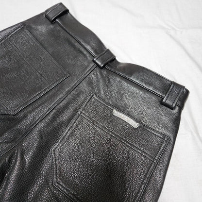 CHROME HEARTS フレアレザーパンツ 29