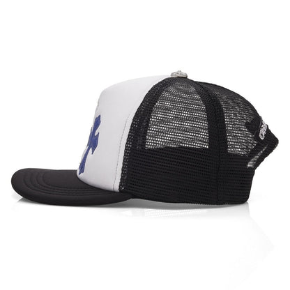 Chrome Hearts Tricolor Triple Cross Patch Trucker Hat