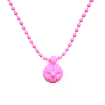 CHROME HEARTS シリコンネックレス ピンク ワンボール