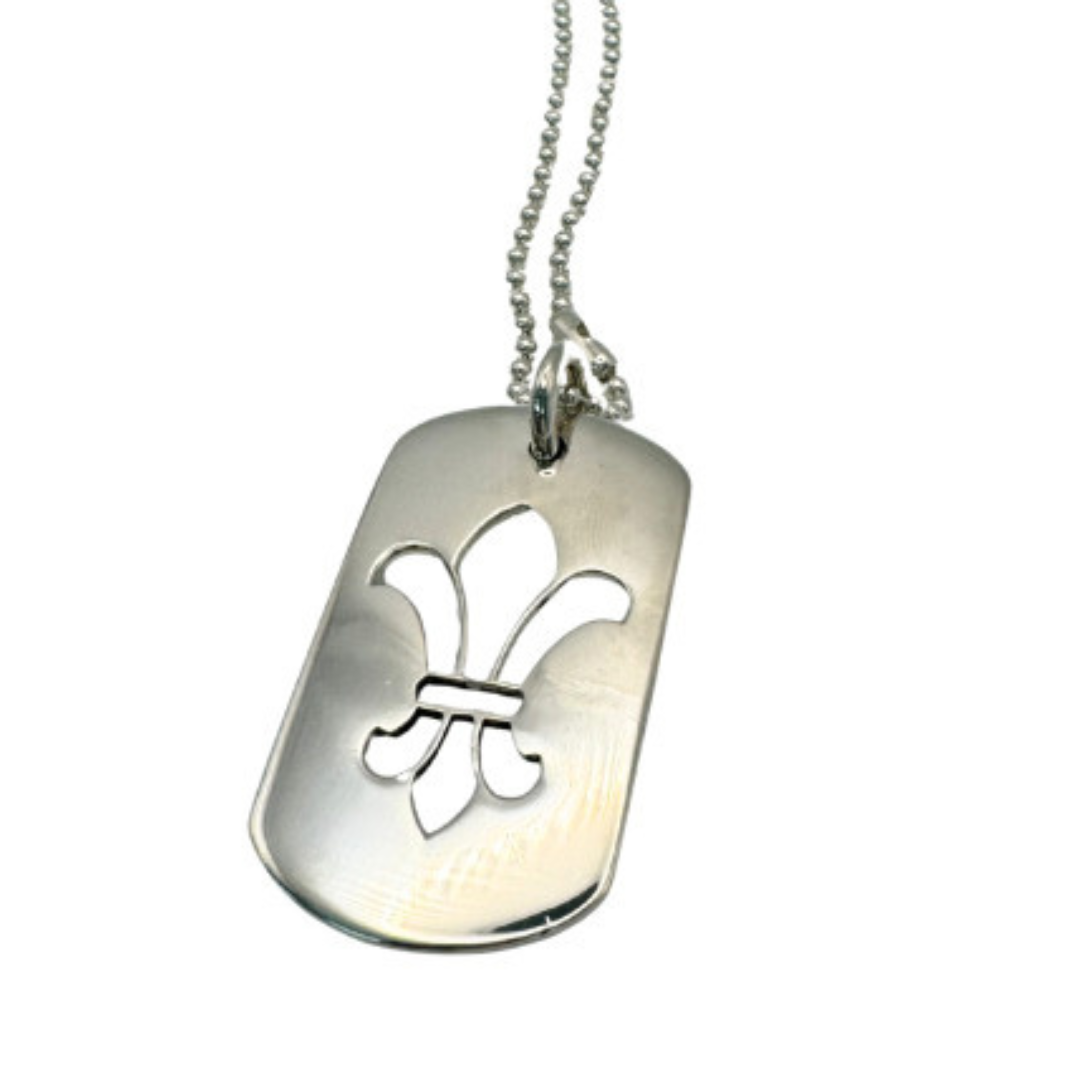 CHROME HEARTS フレア ドッグタグ ボールチェーン付き