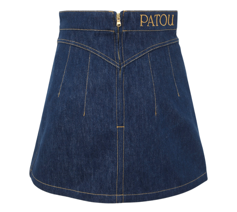 PATOU Aライン デニム スカート