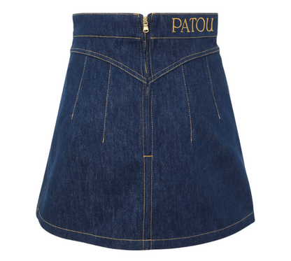 PATOU Aライン デニム スカート