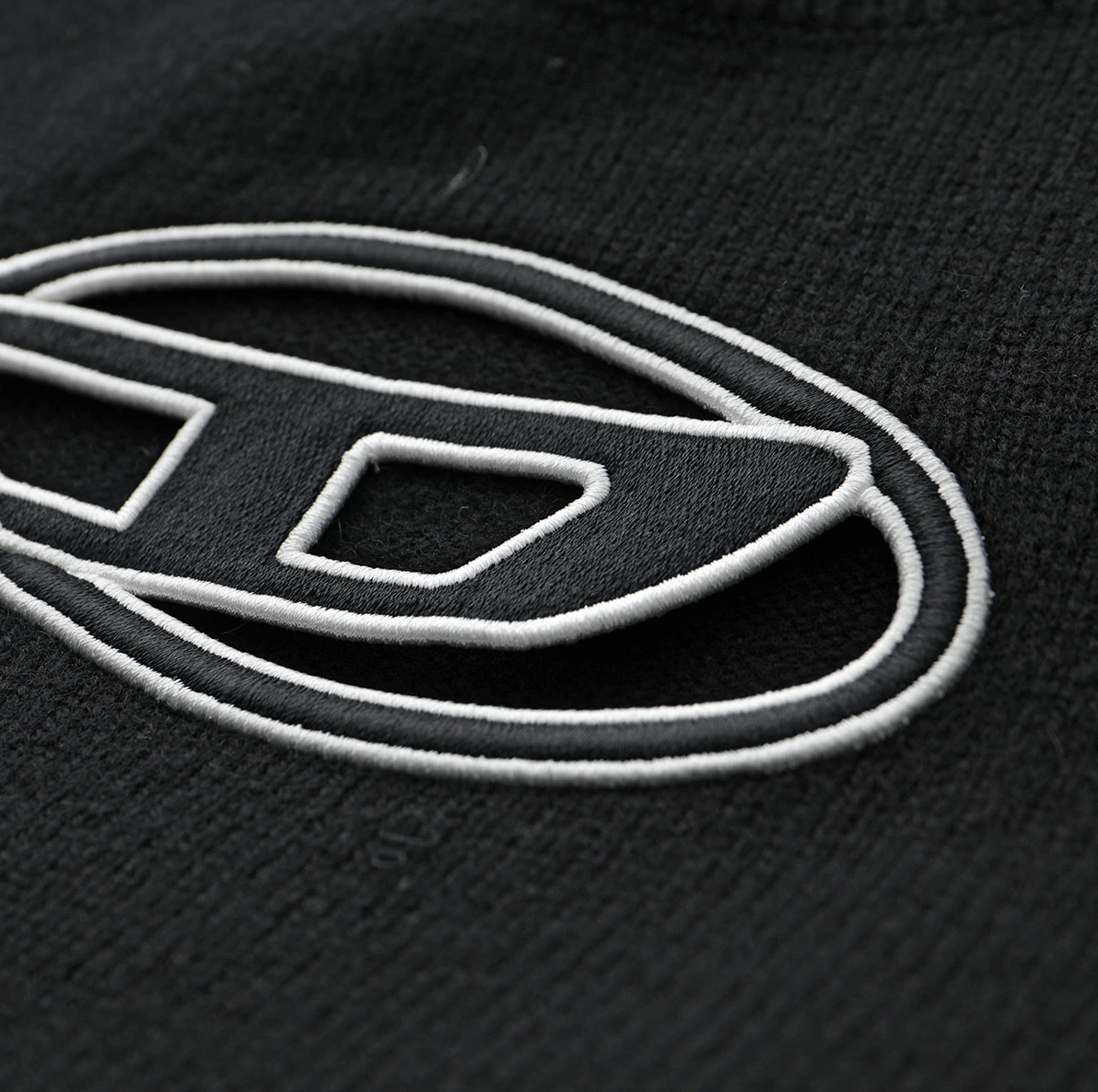 DIESEL  Dロゴ ニット ブラック