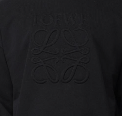 LOEWE アナグラム スウェット ブラック