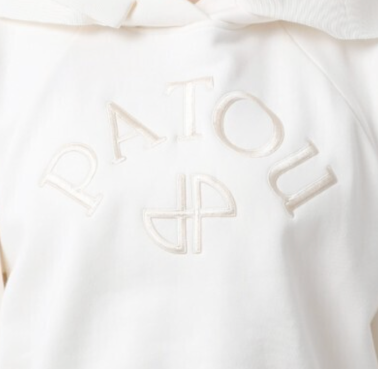 PATOU オーガニックコットン パトゥロゴ＆JPモノグラム フーディ