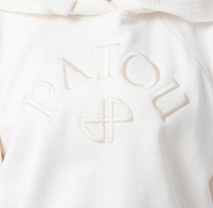 PATOU オーガニックコットン パトゥロゴ＆JPモノグラム フーディ