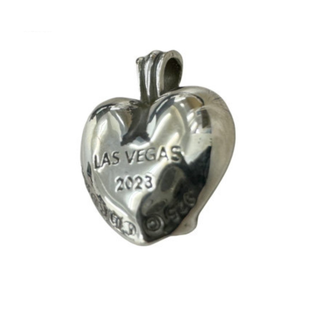 CHROME HEARTS ラスベガス限定 ハートチャーム シルバー