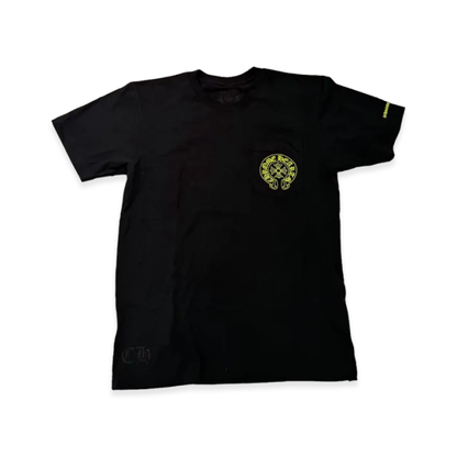 CHROME HEARTS ホースシュー イエロー 半袖Tシャツ