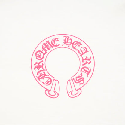 CHROME HEARTS ホースシュー ピンク フローラルクロス フーディ