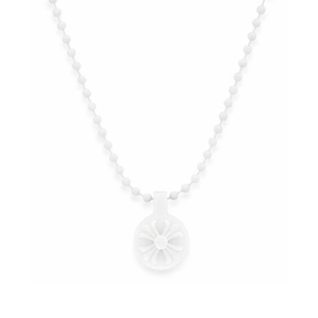 CHROME HEARTS シリコンネックレス ホワイト ワンボール