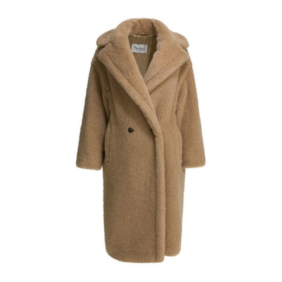 MaxMara テッドガール アルパカ＆バージンウールファーコート  Sサイズ