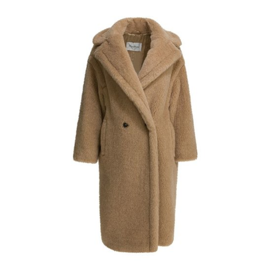 MaxMara テッドガール アルパカ＆バージンウールファーコート  Sサイズ