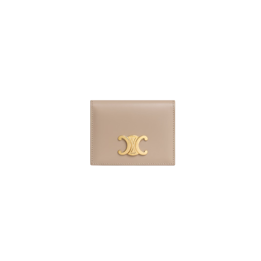 CELINE バイフォールドカードホルダー / シャイニーカーフスキン