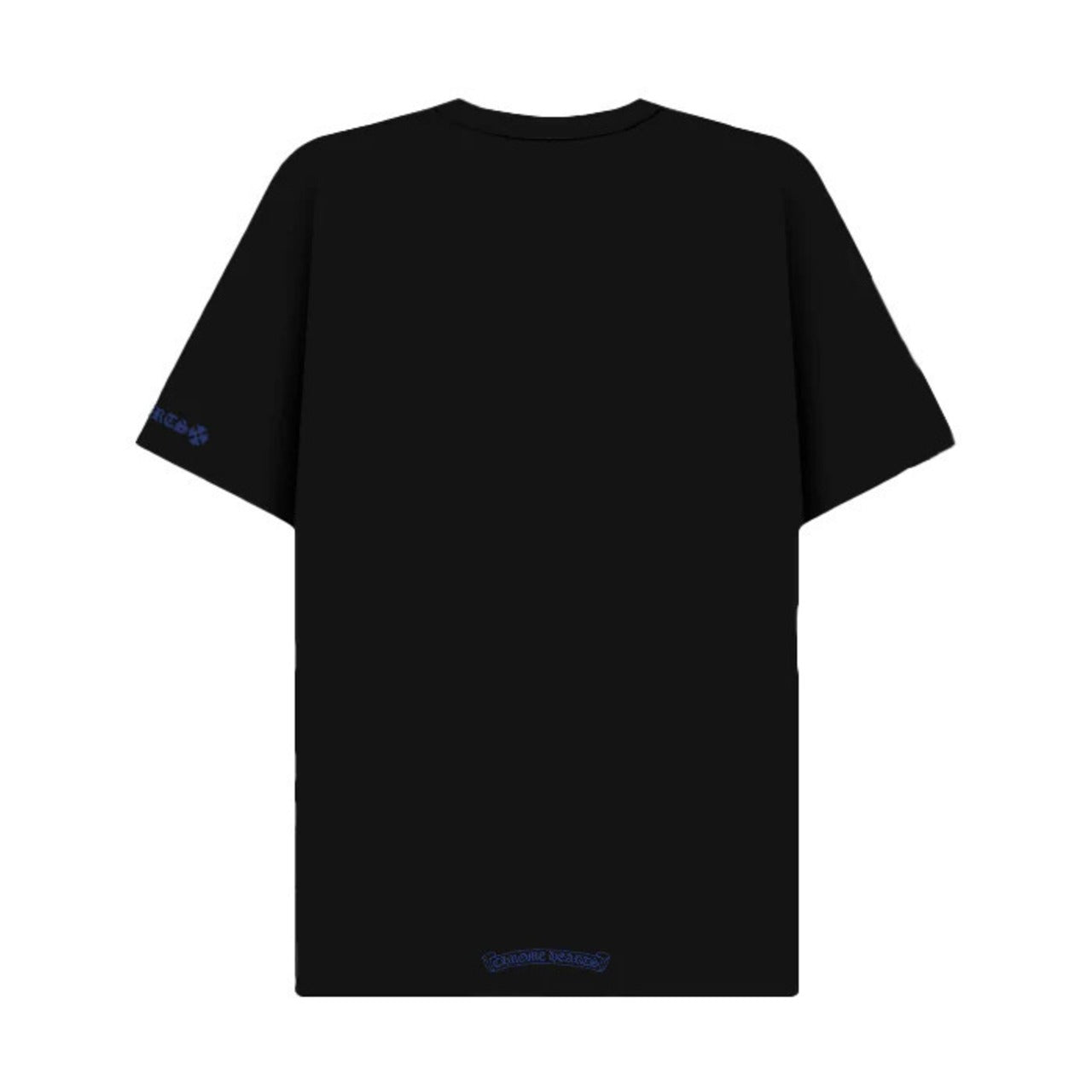 CHROME HEARTS ネックロゴ ブルー 半袖Tシャツ