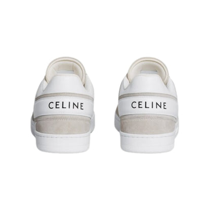 CELINE レースアップ ロースニーカー / スエードカーフスキン & カーフスキン