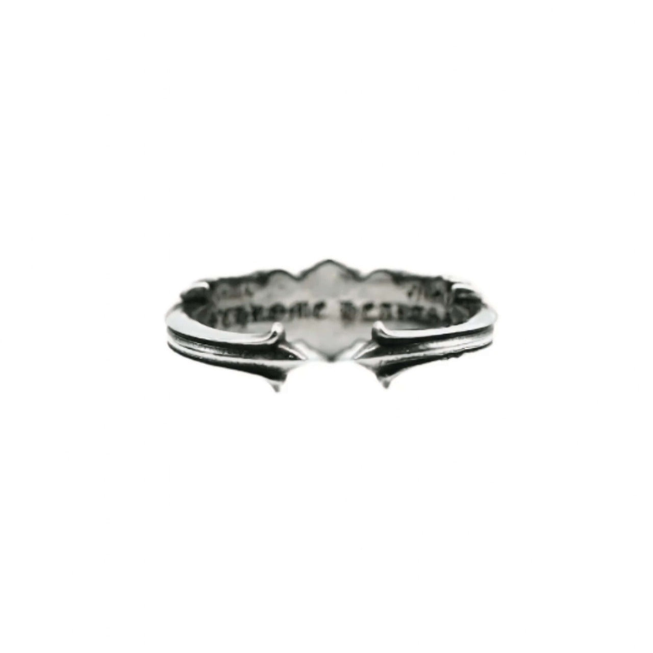 CHROME HEARTS シルバークロス フラワーリング 指輪