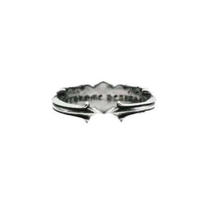 CHROME HEARTS シルバークロス フラワーリング 指輪