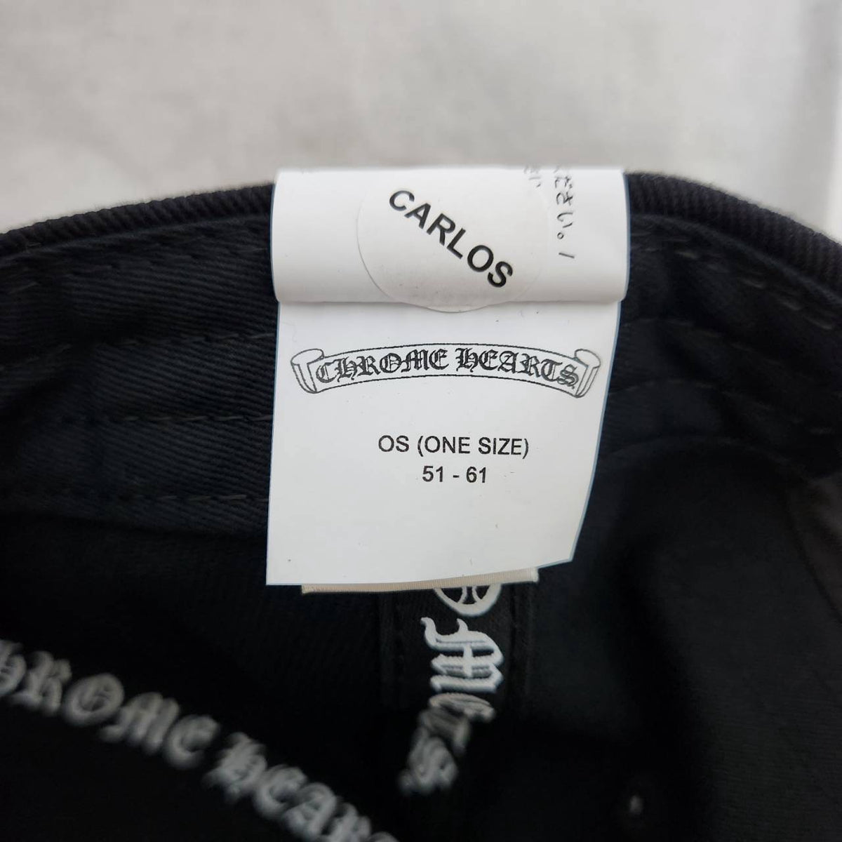 CHROME HEARTS RS3 デニムキャップ 帽子