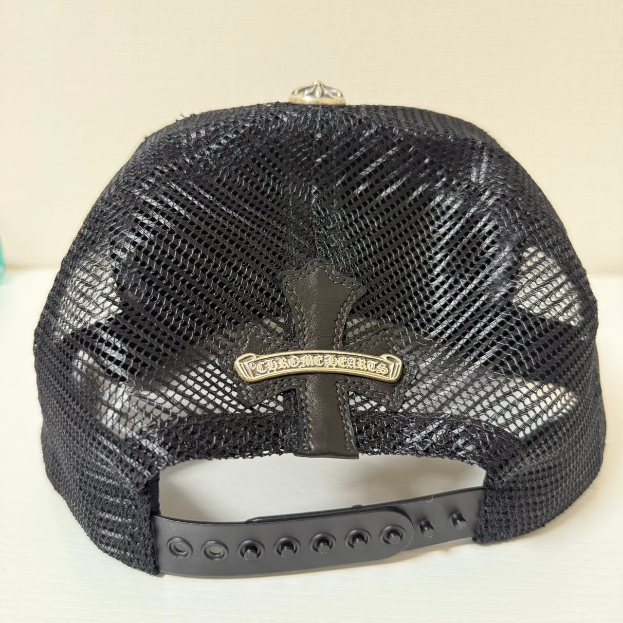 CHROME HEARTS セメタリー クロス レザー キャップ
