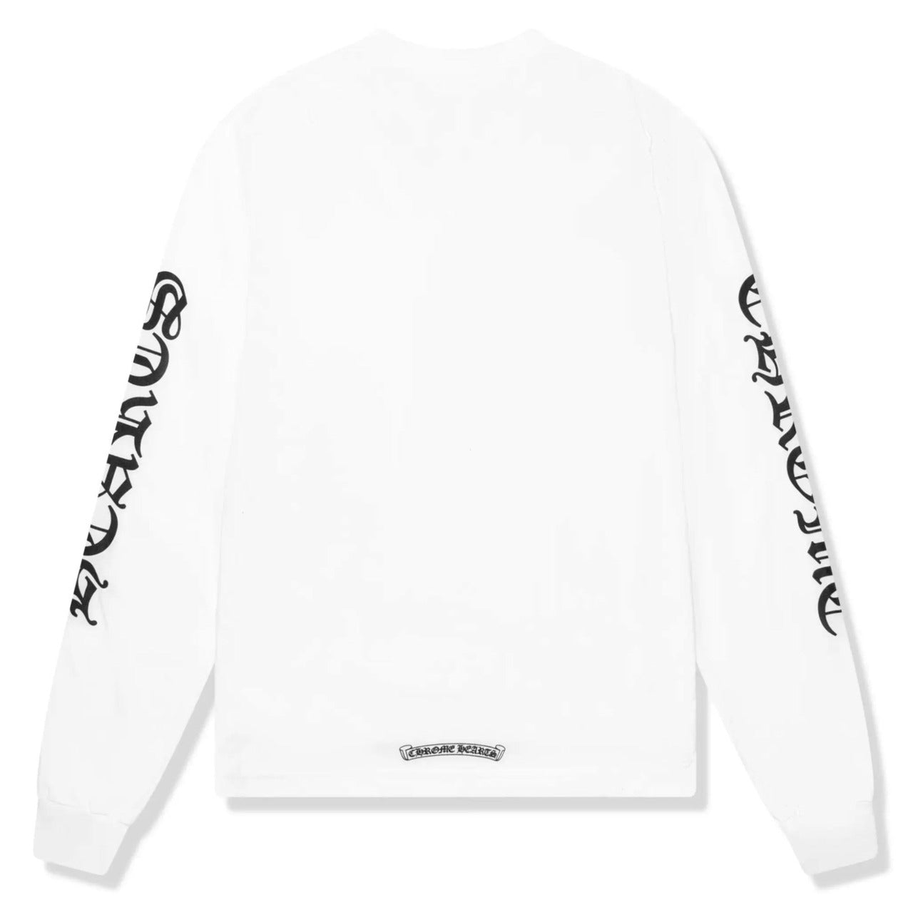 CHROME HEARTS ネックロゴ ロンT ホワイト
