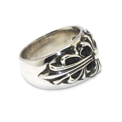 CHROME HEARTS フローラルクロスリング 指輪 シルバー