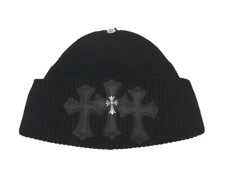 CHROME HEARTS トリプルクロス カシミヤビーニー