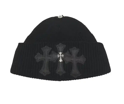 CHROME HEARTS トリプルクロス カシミヤビーニー