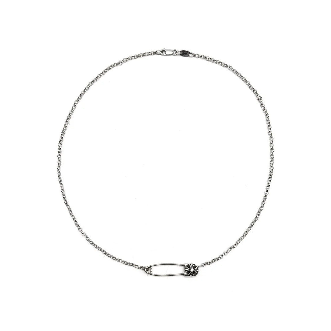 CHROME HEARTS 安全ピンネックレス ダイヤ