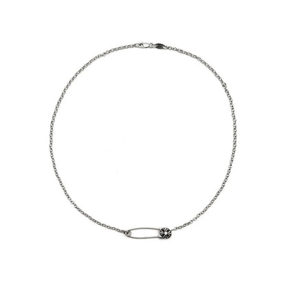 CHROME HEARTS 安全ピンネックレス ダイヤ