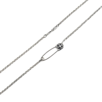 CHROME HEARTS 安全ピンネックレス ダイヤ