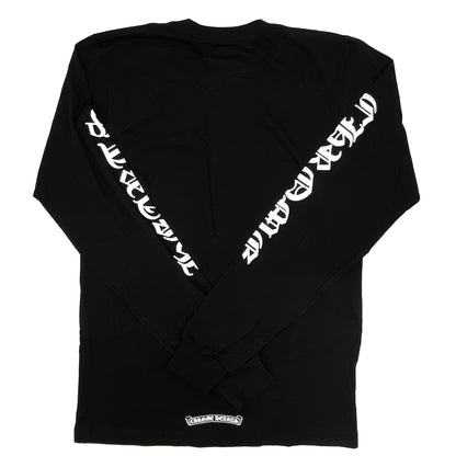 CHROME HEARTS ネックロゴ ロンT ブラック
